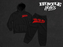 Load image into Gallery viewer, Hustleholics”OG  Varsity Script Sweatsuit”
