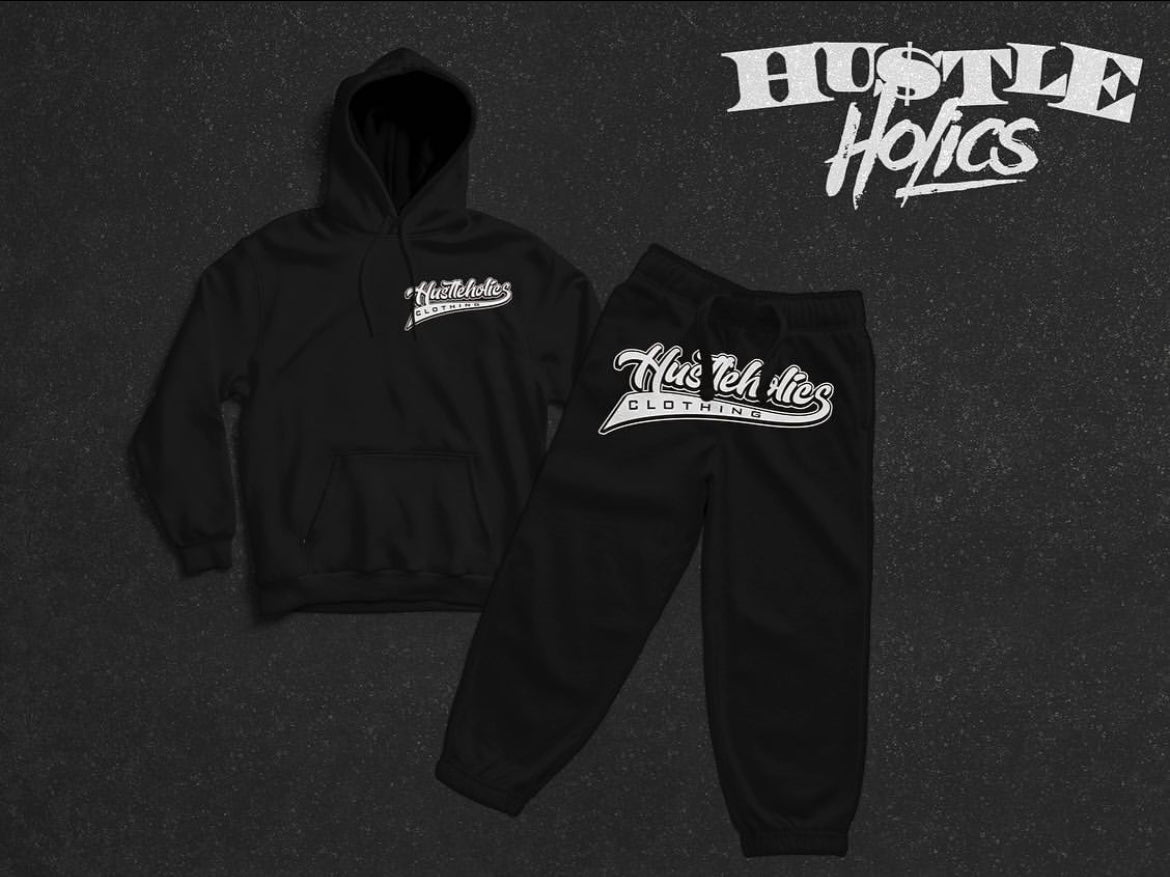 Hustleholics”OG  Varsity Script Sweatsuit”